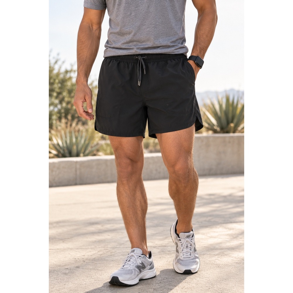 Allbirds Mens Natural Run Short Black Merino Wool Blend Athletic Running Size M